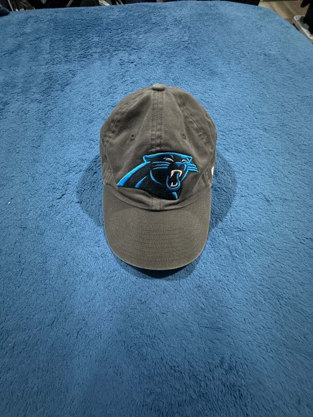 Carolina Panthers NFL '47 Clean Up Black Adjustable Hat